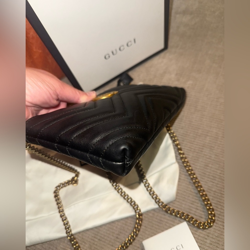 /traded/💯 Gucci Marmont Pochette Bag - Picture 7 of 14